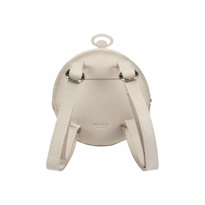 Donsje Amsterdam Accessories Baby Logio Backpack Ivory Classic Leather