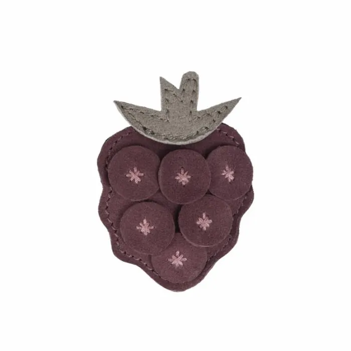 Donsje Amsterdam Accessories Baby Lula Clip Berry Red Nubuck