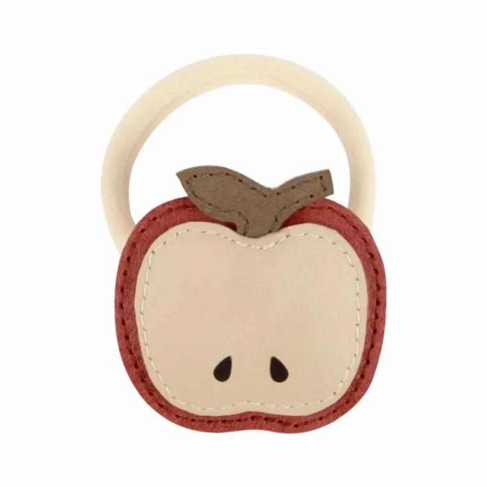 Donsje Amsterdam Accessories Baby Nanoe Fruit Hair Tie Scarlet Classic Leather