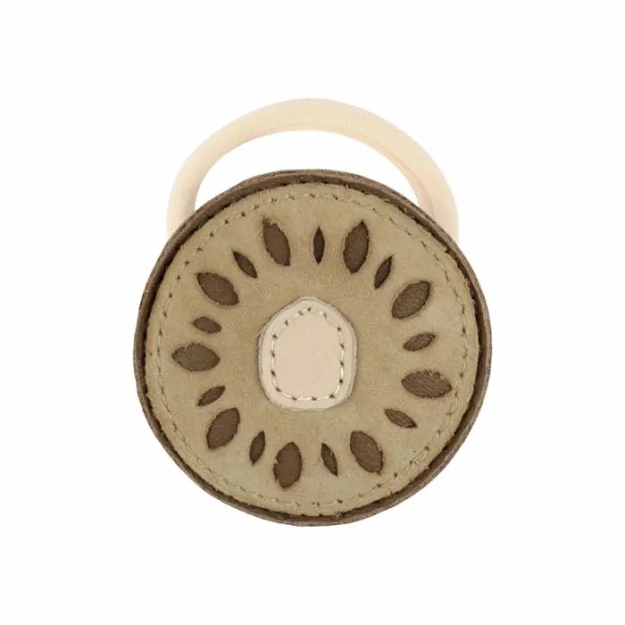 Donsje Amsterdam Accessories Baby Nanoe Fruit Hair Tie Taupe Nubuck