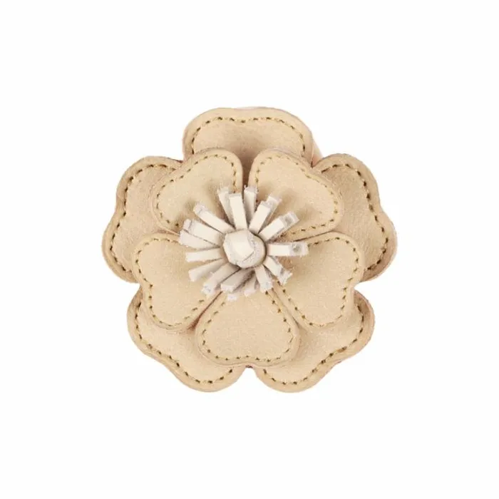 Donsje Amsterdam Accessories Baby Zaza Fields Hair Tie Gold Metallic Nubuck