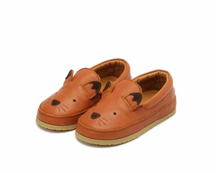 Donsje Amsterdam Animal Styles Boys Kifi Loafers Maple Leather
