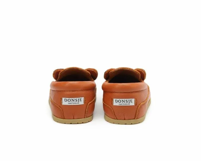 Donsje Amsterdam Animal Styles Boys Kifi Loafers Maple Leather