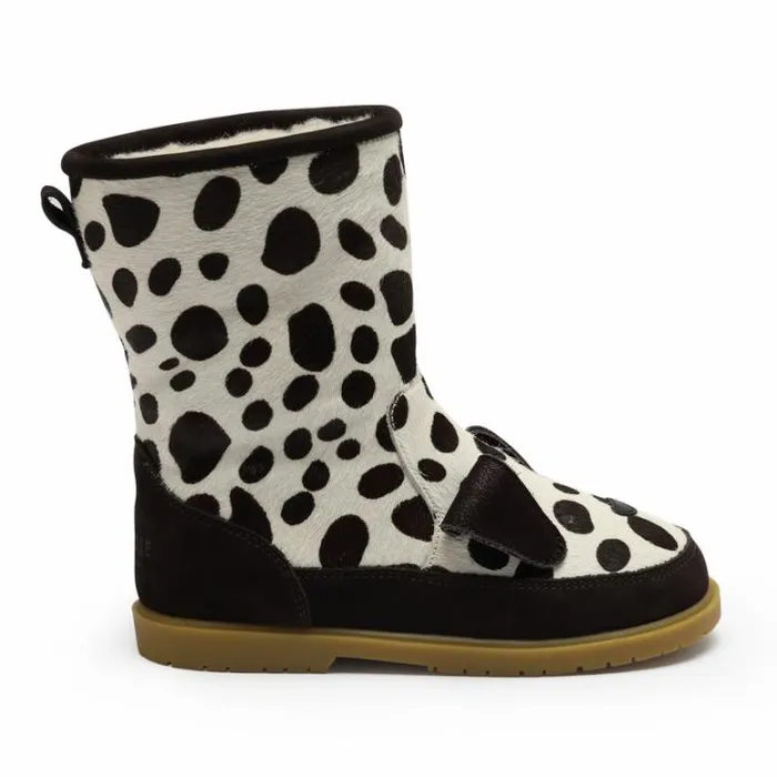 Donsje Amsterdam Animal Styles Girls Wadudu Exclusive Boots Spotted Cow Hair