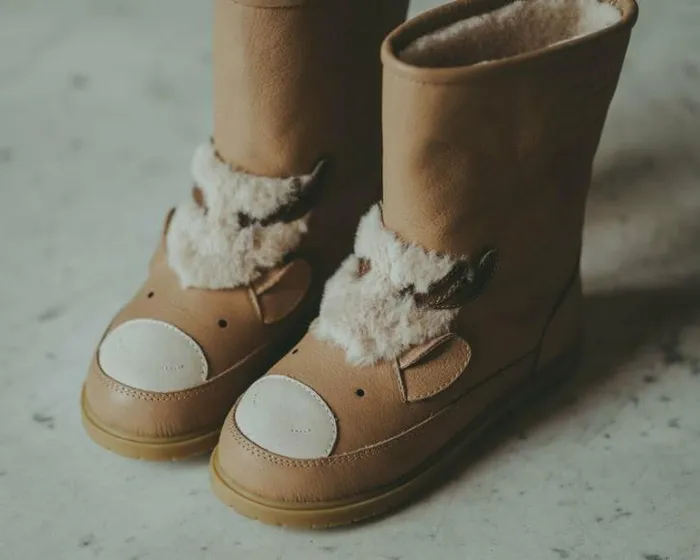 Donsje Amsterdam Animal Styles Girls Wadudu Exclusive Boots Truffle Leather