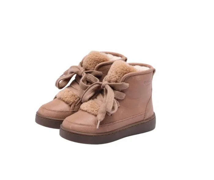 Donsje Amsterdam Ankle Boots Boys Flinn Hazelnut Leather
