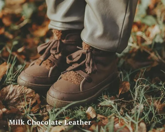 Donsje Amsterdam Ankle Boots Boys Flinn Hazelnut Leather
