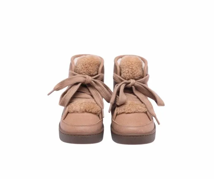 Donsje Amsterdam Ankle Boots Boys Flinn Hazelnut Leather
