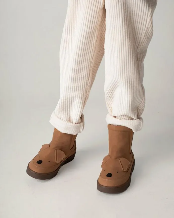 Donsje Amsterdam Ankle Boots Boys Thuru Classic Boots Truffle Leather