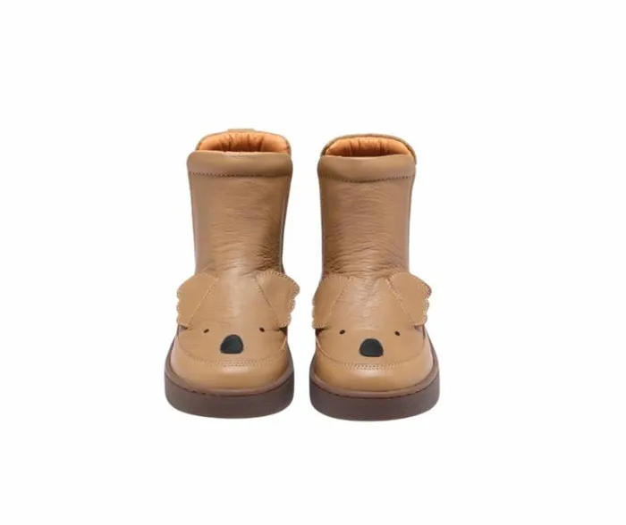 Donsje Amsterdam Ankle Boots Boys Thuru Classic Boots Truffle Leather