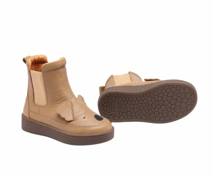 Donsje Amsterdam Ankle Boots Boys Thuru Classic Boots Truffle Leather