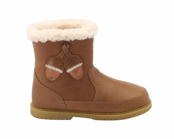 Donsje Amsterdam Ankle Boots Boys Trene Boots Chestnut Leather