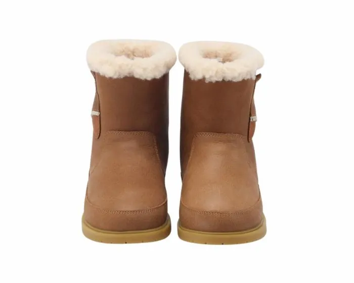 Donsje Amsterdam Ankle Boots Boys Trene Boots Chestnut Leather