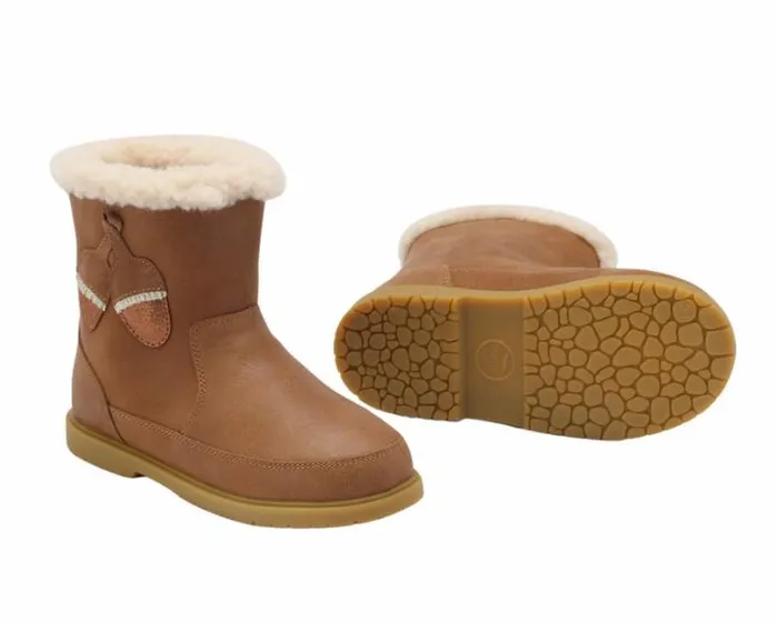 Donsje Amsterdam Ankle Boots Boys Trene Boots Chestnut Leather