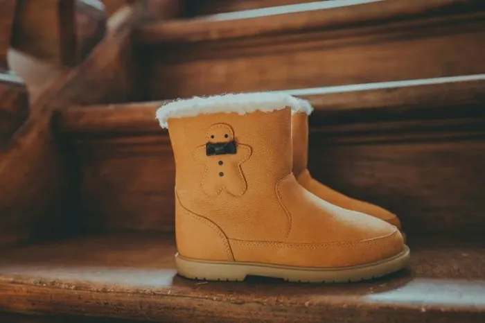 Donsje Amsterdam Ankle Boots Boys Trene Camel Betting Leather