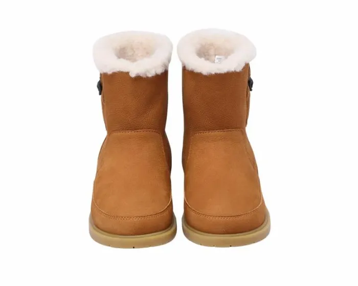 Donsje Amsterdam Ankle Boots Boys Trene Camel Betting Leather