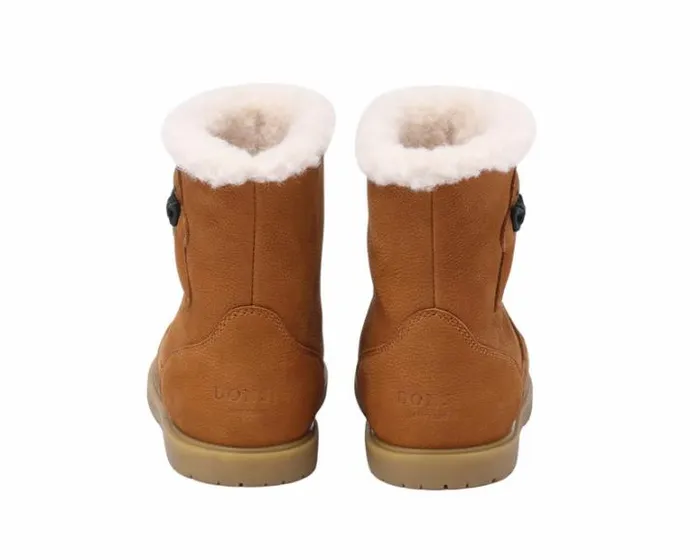 Donsje Amsterdam Ankle Boots Boys Trene Camel Betting Leather