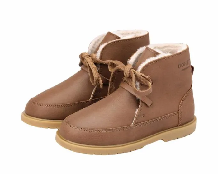 Donsje Amsterdam Ankle Boots Girls Buddy Chestnut Leather
