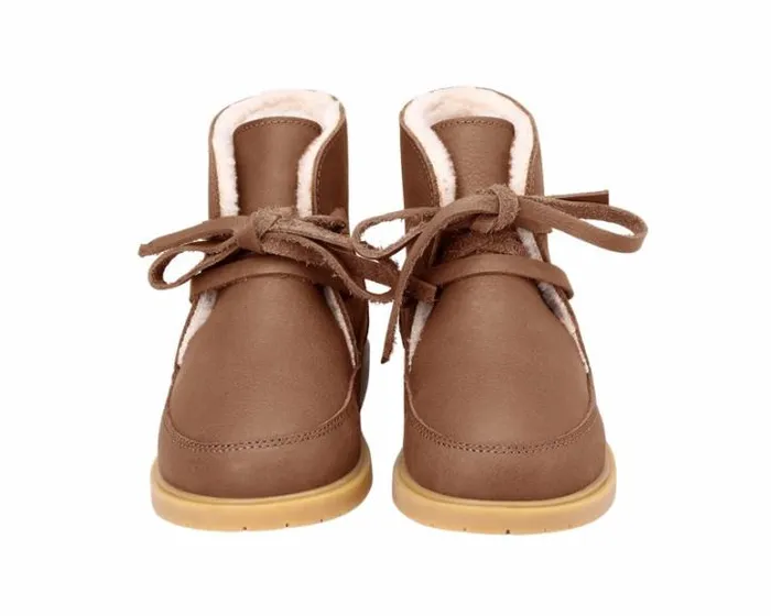 Donsje Amsterdam Ankle Boots Girls Buddy Chestnut Leather