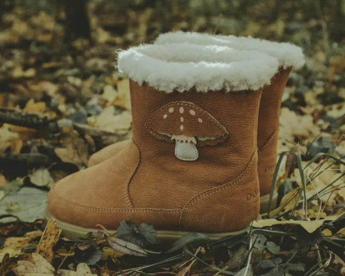 Donsje Amsterdam Ankle Boots Girls Dusk Camel Betting Leather