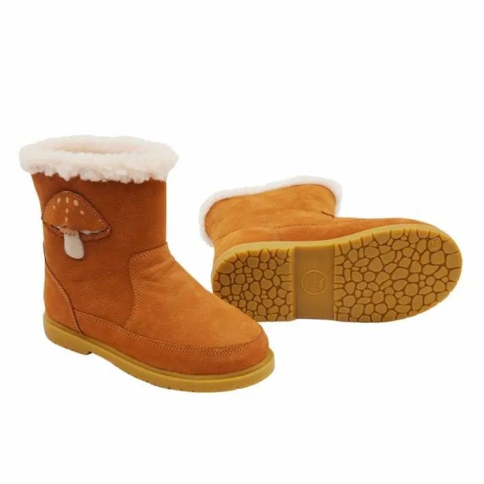 Donsje Amsterdam Ankle Boots Girls Dusk Camel Betting Leather