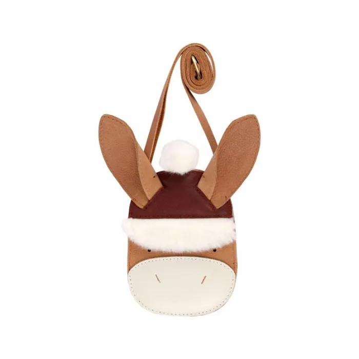 Donsje Amsterdam Backpacks and Purses Girls Britta Exclusive Purse Nutmeg Leather