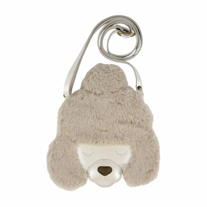 Donsje Amsterdam Backpacks and Purses Girls Britta Exclusive Purse Off White Metallic Leather Donsje Amsterdam Backpacks and Purses Girls Britta Exclusive Purse Off White Metallic Leather