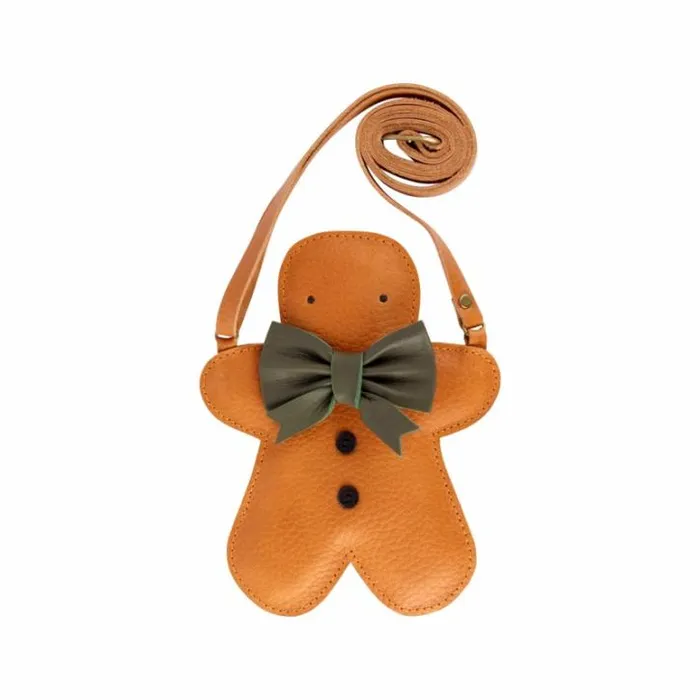 Donsje Amsterdam Backpacks and Purses Girls Britta Exclusive Purse Toast Grain Leather