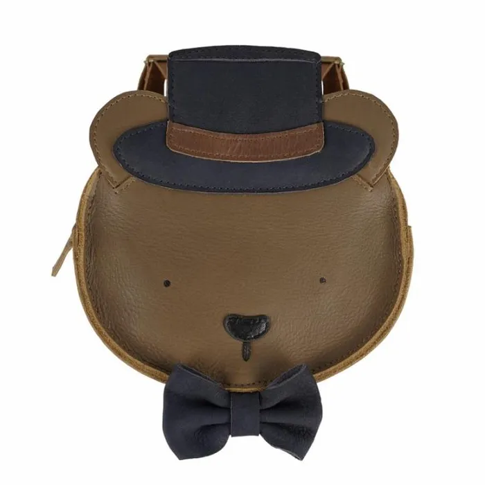Donsje Amsterdam Backpacks Boys Tishi Schoolbag Cognac Classic Leather
