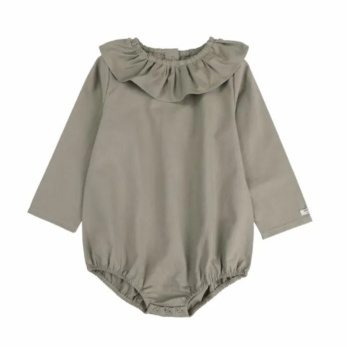Donsje Amsterdam Bodysuits and Playsuits Baby Clea Bodysuit Silver Sage