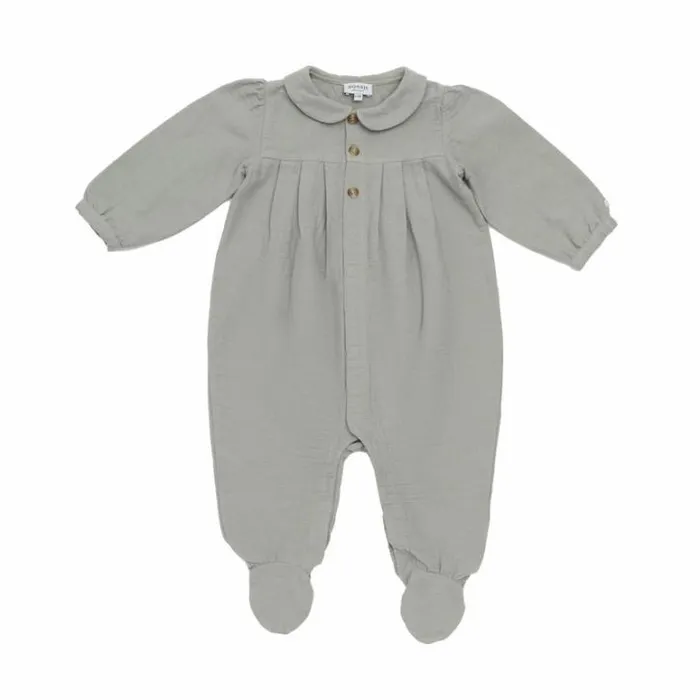 Donsje Amsterdam Bodysuits and Playsuits Baby Nanieke Onesie Pigeon Blue
