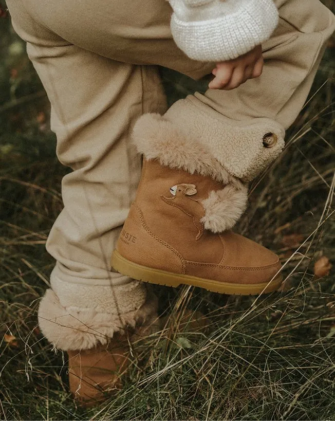 Donsje Amsterdam Boots Boys Tusi Chestnut Leather