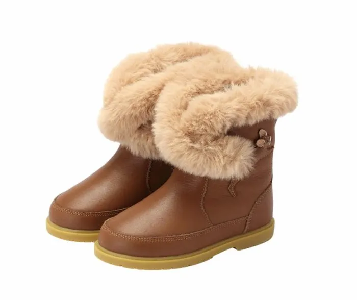 Donsje Amsterdam Boots Boys Tusi Chestnut Leather