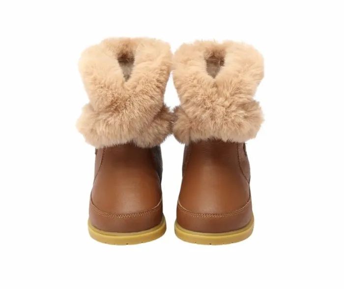 Donsje Amsterdam Boots Boys Tusi Chestnut Leather