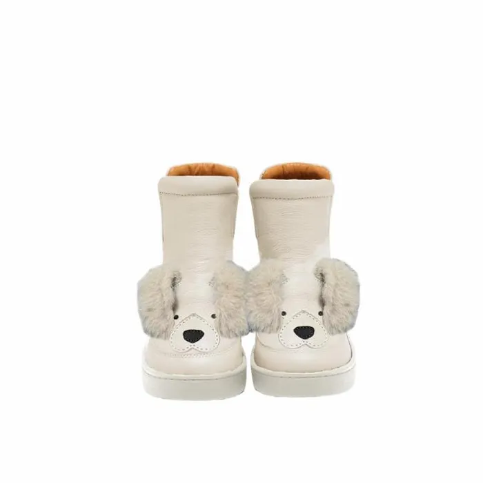 Donsje Amsterdam Boots Girls Thuru Exclusive Boots Ivory Leather