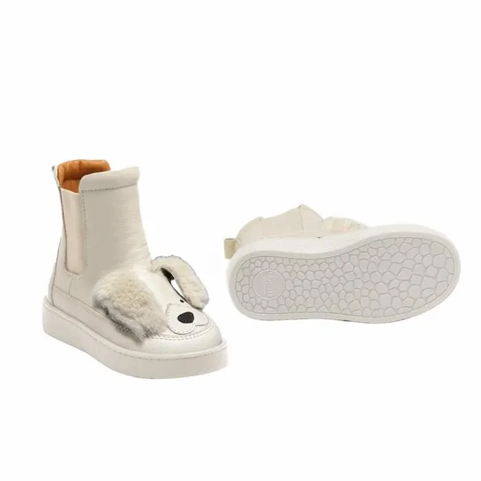 Donsje Amsterdam Boots Girls Thuru Exclusive Boots Ivory Leather