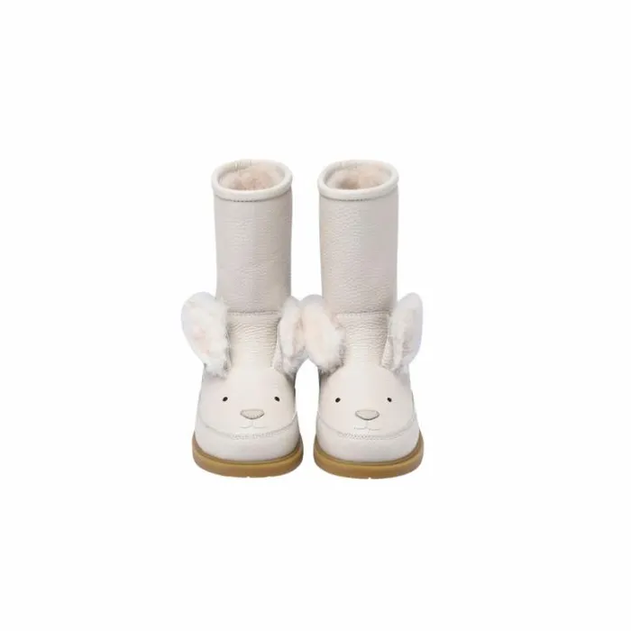 Donsje Amsterdam Boots Girls Wadudu Exclusive Boots Off White Leather