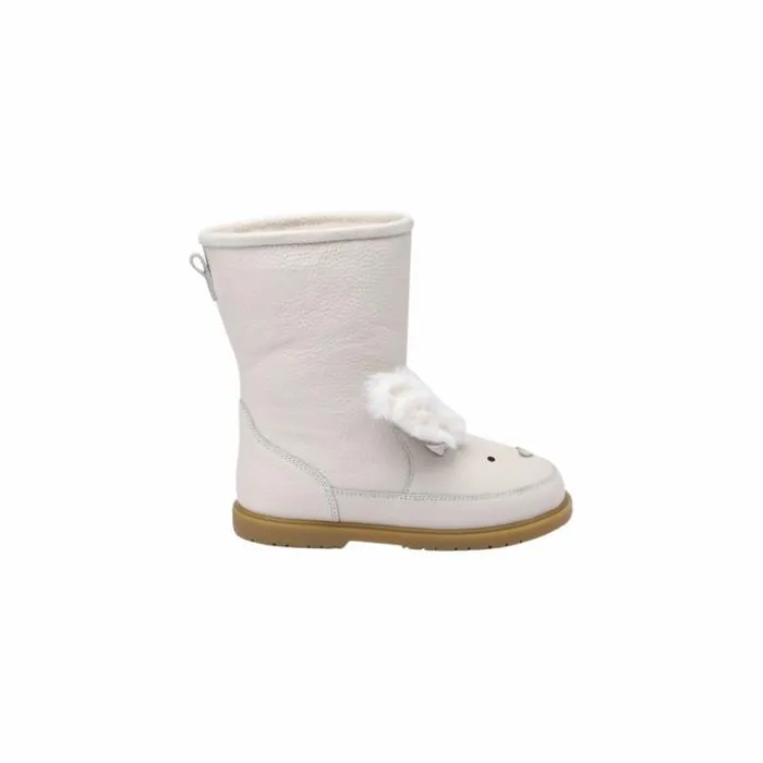 Donsje Amsterdam Boots Girls Wadudu Exclusive Boots Off White Leather