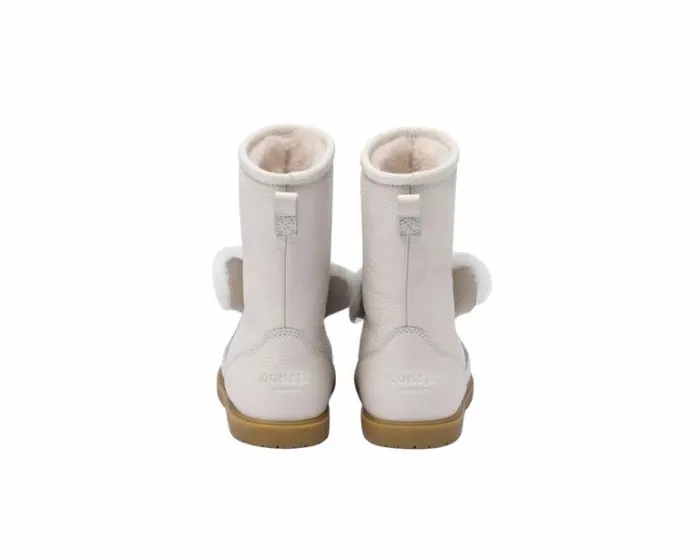 Donsje Amsterdam Boots Girls Wadudu Exclusive Boots Off White Leather