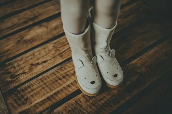 Donsje Amsterdam Boots Girls Wadudu Exclusive Off White Cow Hair