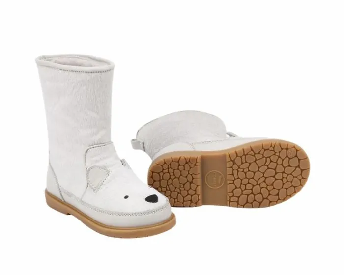 Donsje Amsterdam Boots Girls Wadudu Exclusive Off White Cow Hair
