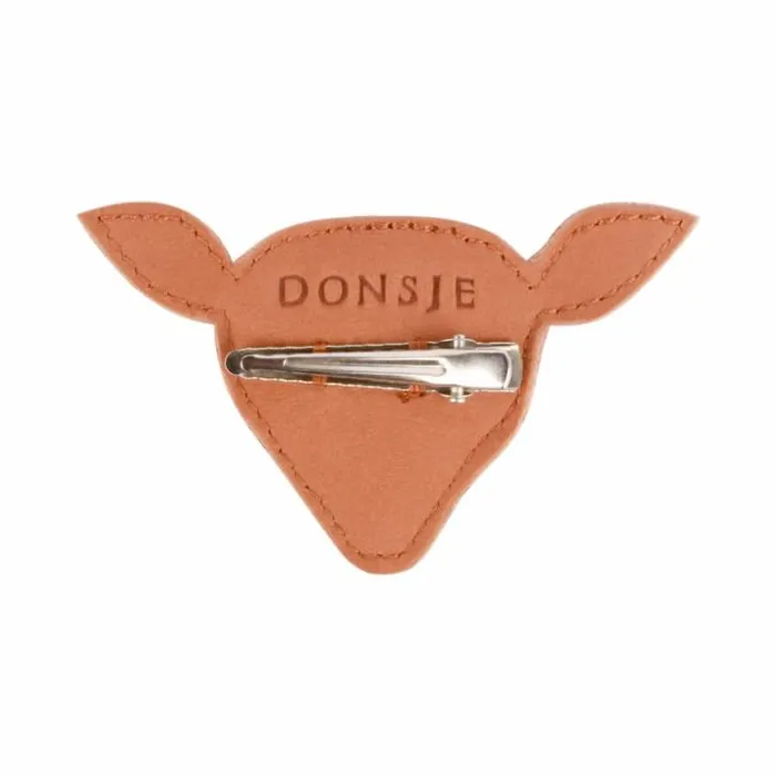 Donsje Amsterdam Clips Boys Josy Classic Hairclip Walnut Nubuck