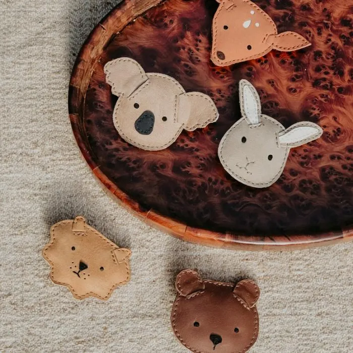 Donsje Amsterdam Clips Boys Josy Classic Hairclip Walnut Nubuck