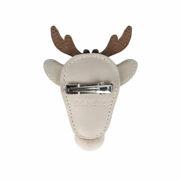 Donsje Amsterdam Clips Boys Josy Exclusive Hairclip Ivory Classic Leather