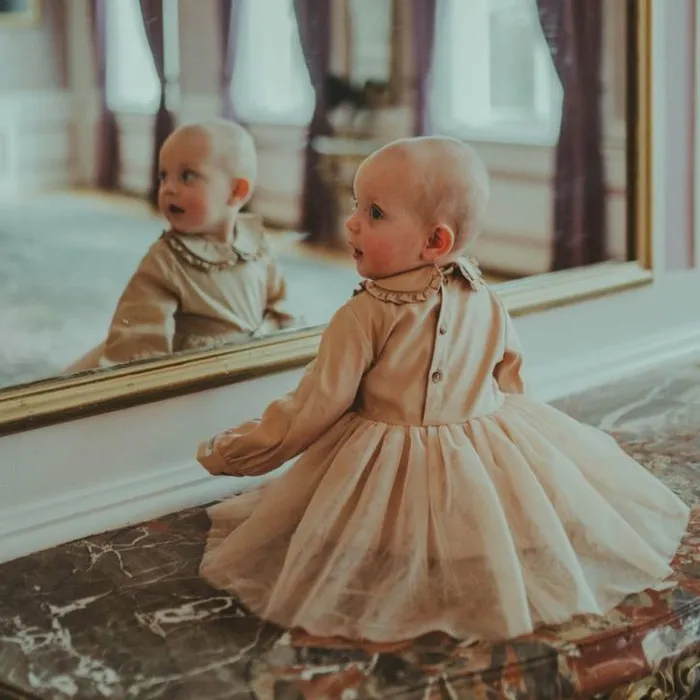 Donsje Amsterdam Dresses and Skirts Baby Diano Dress Sand