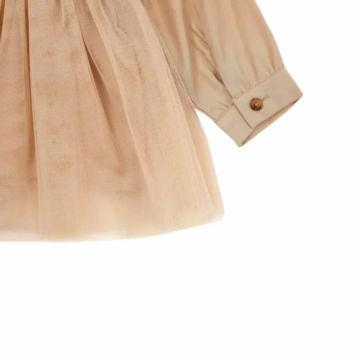Donsje Amsterdam Dresses and Skirts Baby Diano Dress Sand