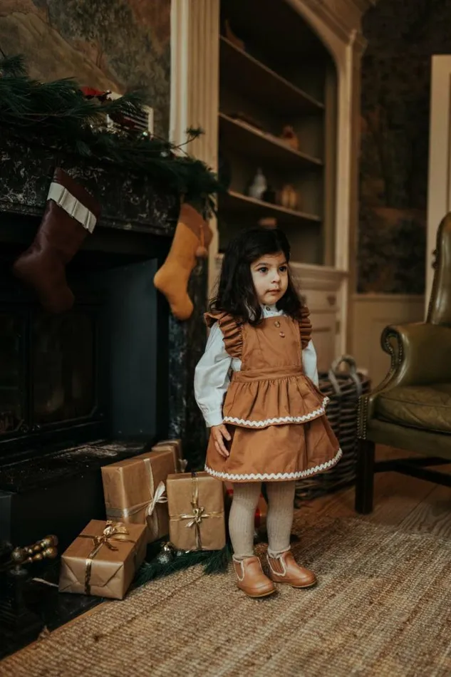 Donsje Amsterdam Dresses and Skirts Baby Gine Dress Rose Brown Donsje Amsterdam Dresses and Skirts Baby Gine Dress Rose Brown