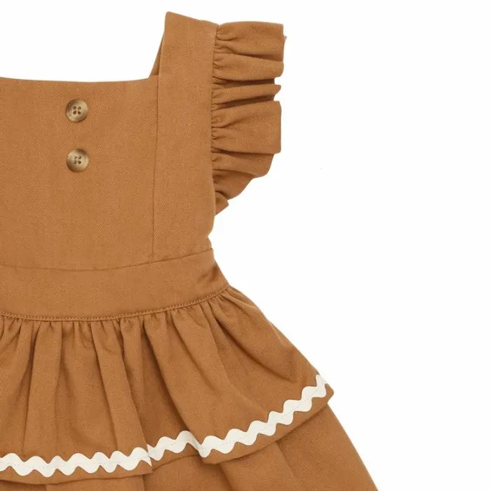Donsje Amsterdam Dresses and Skirts Baby Gine Dress Rose Brown Donsje Amsterdam Dresses and Skirts Baby Gine Dress Rose Brown