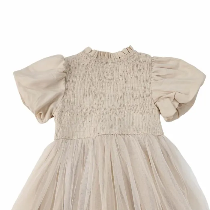 Donsje Amsterdam Dresses and Skirts Girls Ambre Dress Warm White
