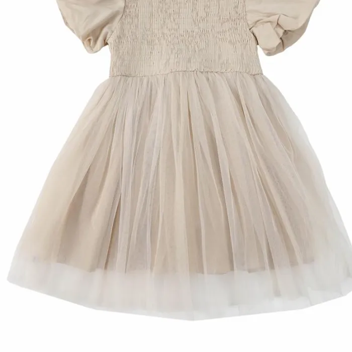 Donsje Amsterdam Dresses and Skirts Girls Ambre Dress Warm White